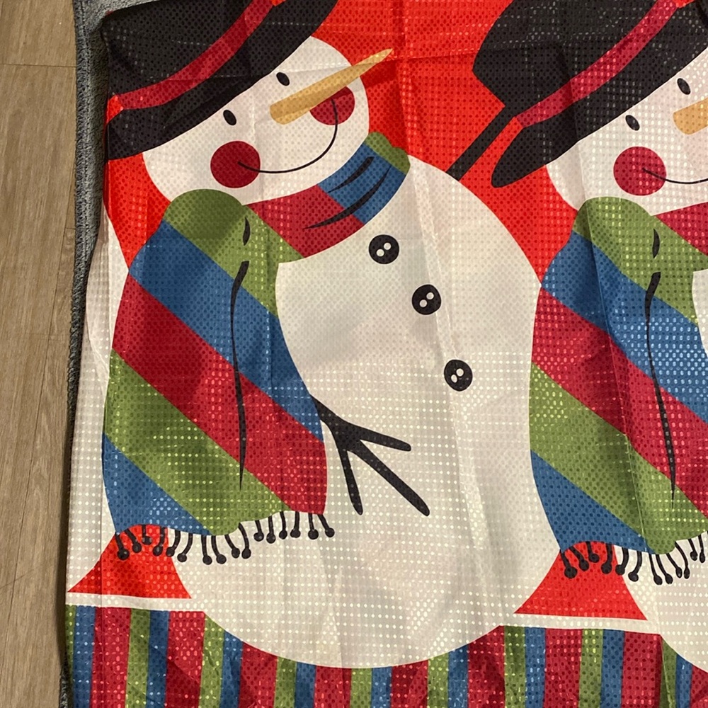 Christmas Theme Shower Curtain